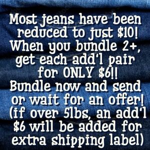 $10 JEANS! BOGO 40% OFF!